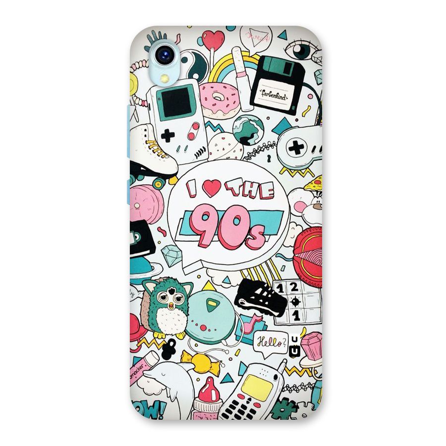 Heart 90s Back Case for Vivo Y1s