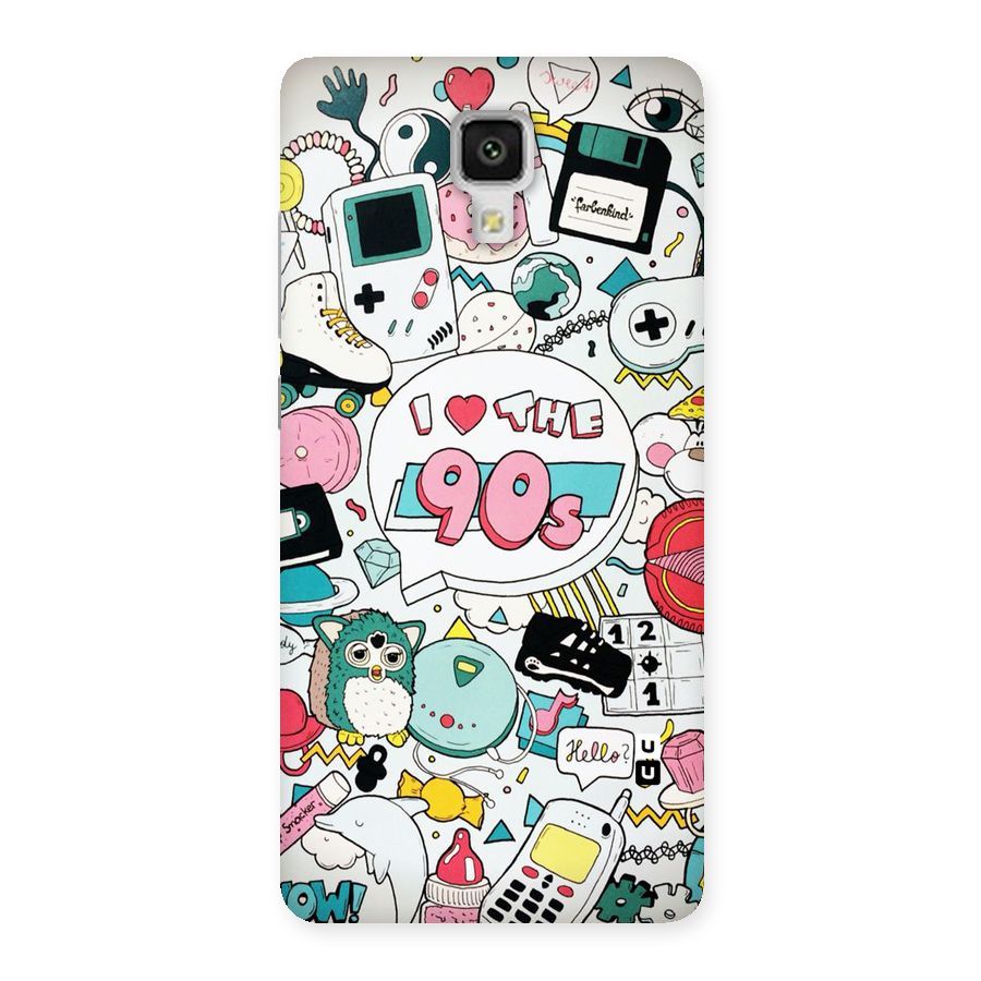 Heart 90s Back Case for Xiaomi Mi 4