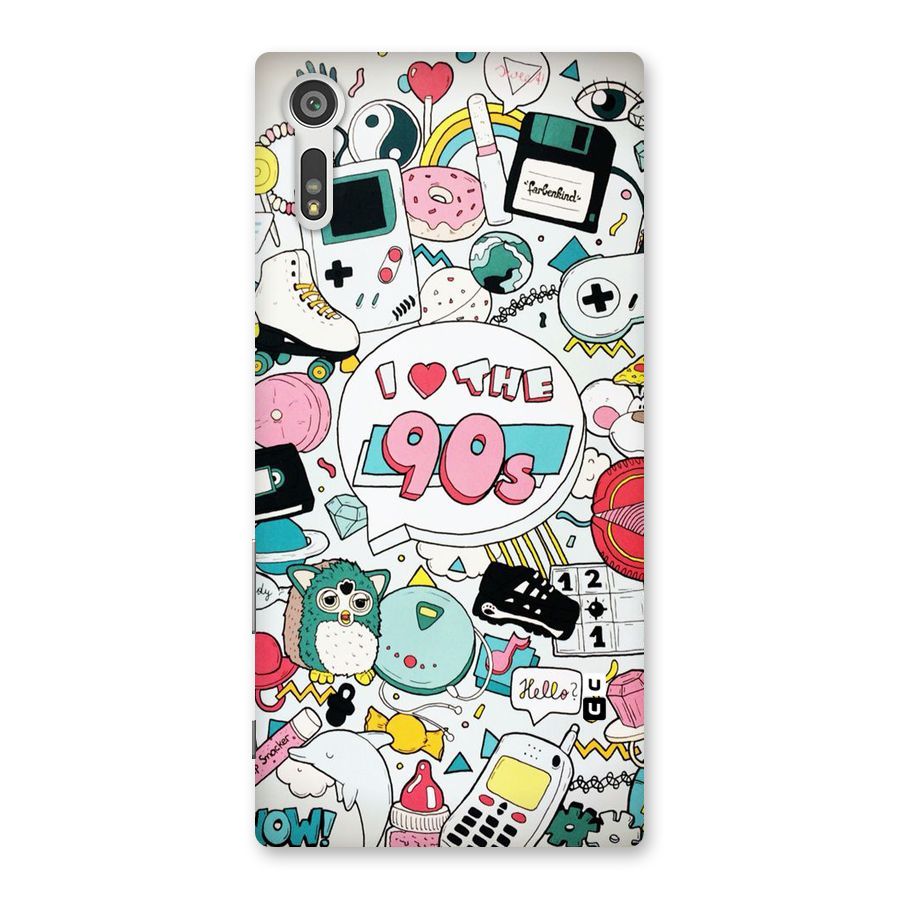 Heart 90s Back Case for Xperia XZ