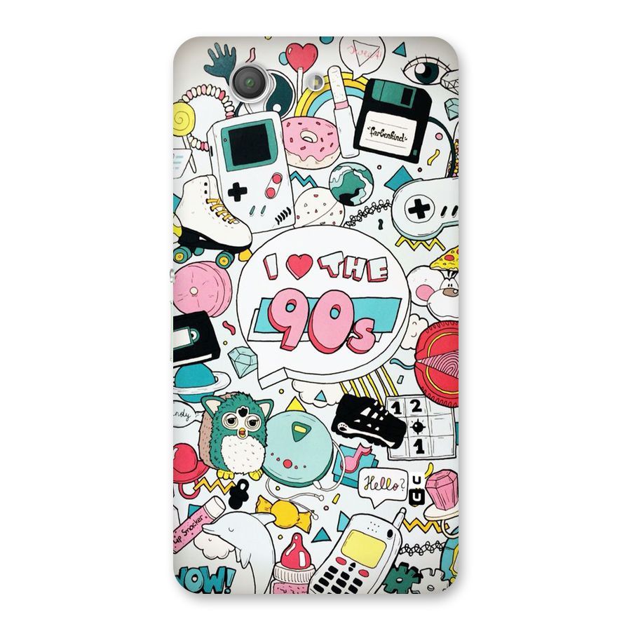 Heart 90s Back Case for Xperia Z3 Compact