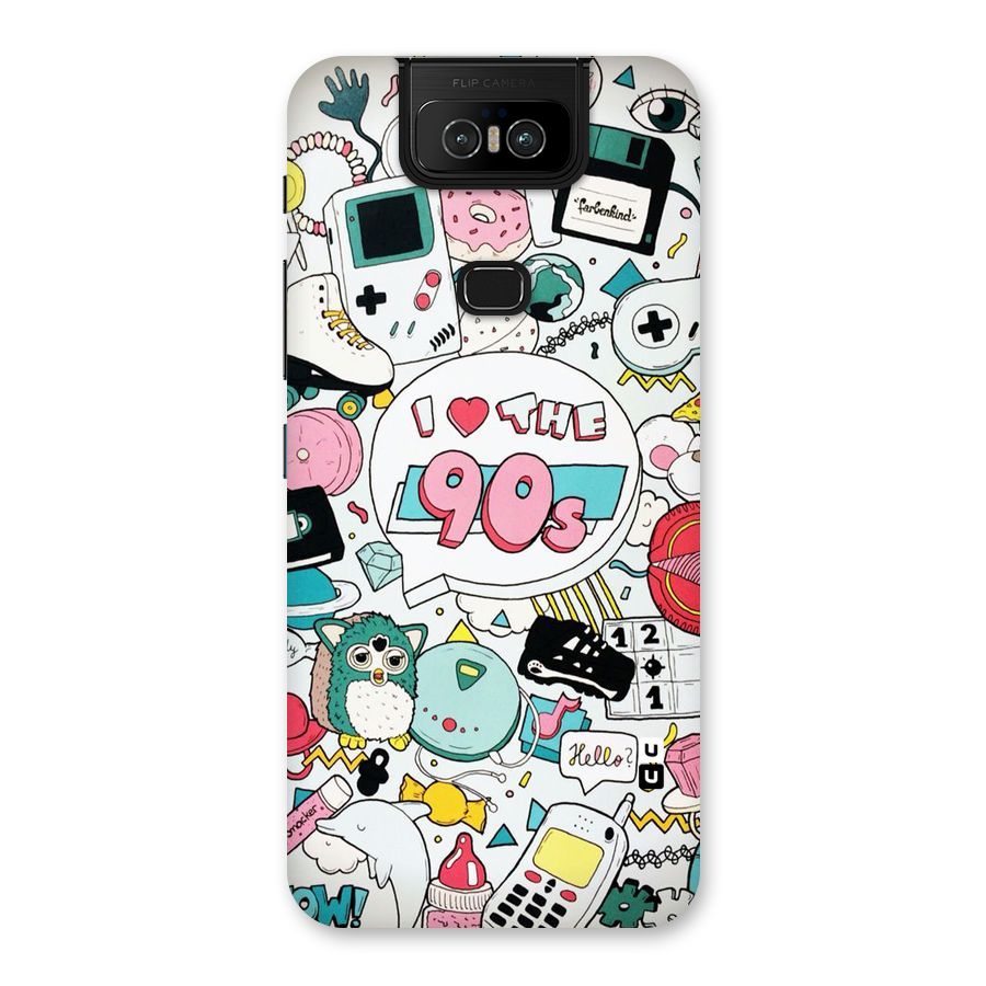 Heart 90s Back Case for Zenfone 6z