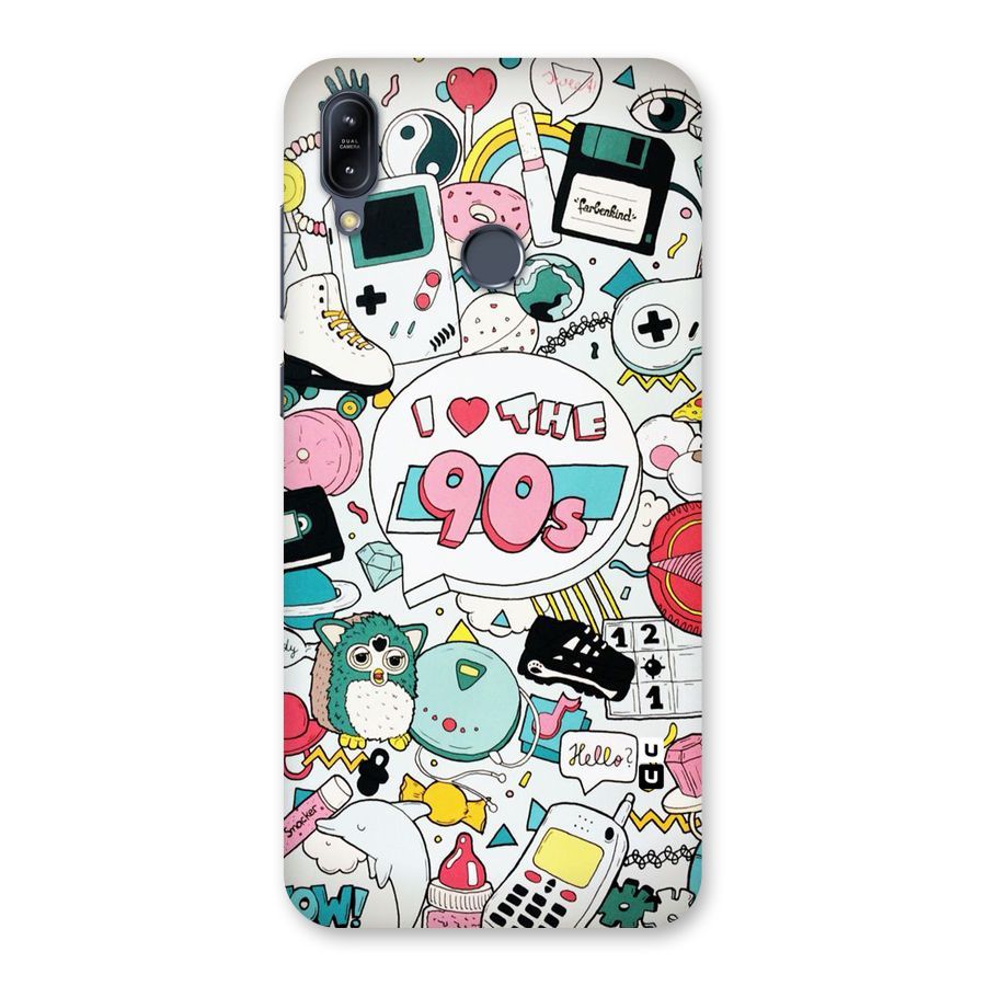 Heart 90s Back Case for Zenfone Max M2