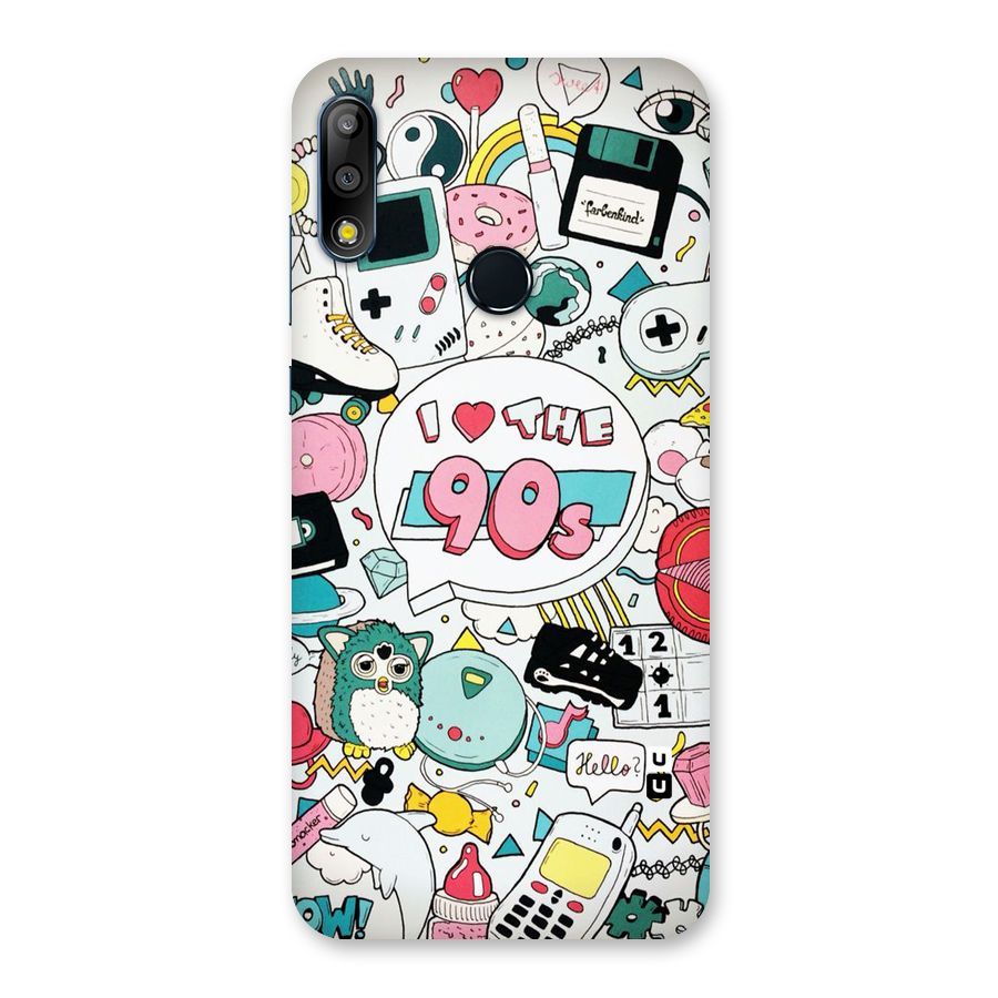 Heart 90s Back Case for Zenfone Max Pro M2