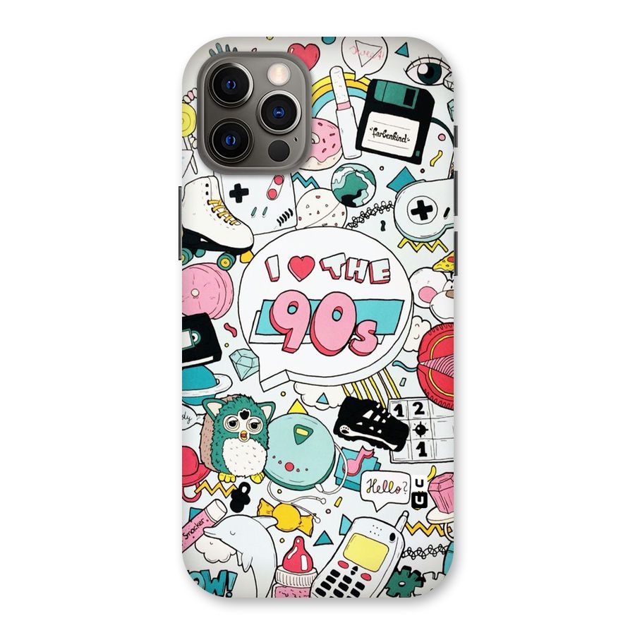 Heart 90s Back Case for iPhone 12 Pro