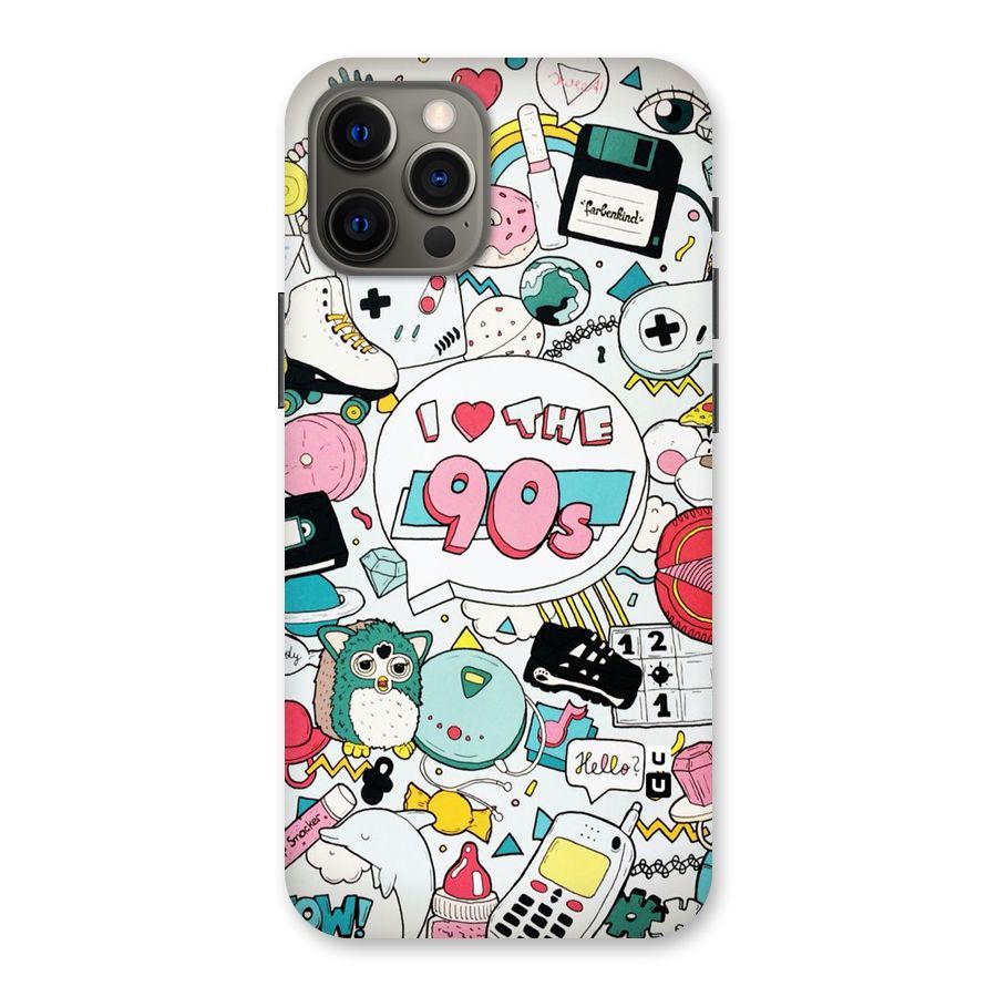 Heart 90s Back Case for iPhone 12 Pro Max