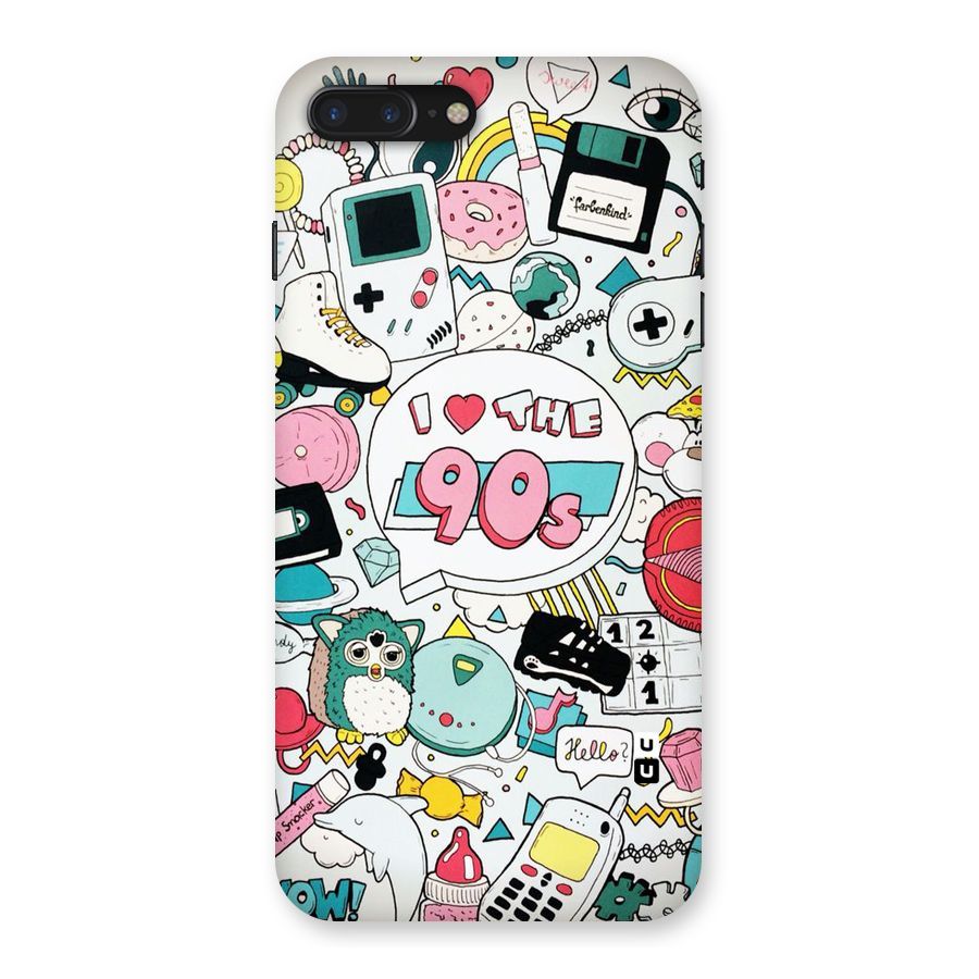Heart 90s Back Case for iPhone 7 Plus