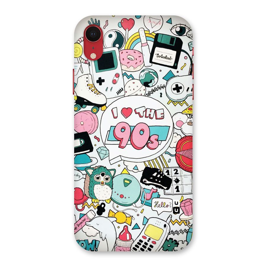 Heart 90s Back Case for iPhone XR