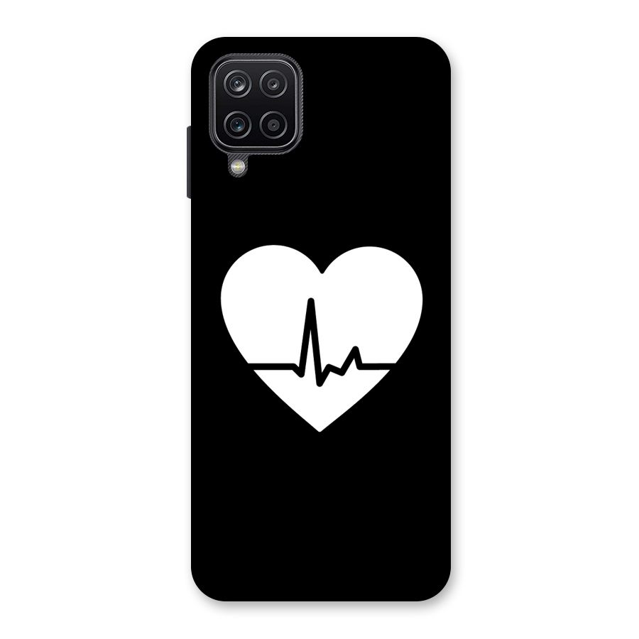 Heart Beat Back Case for Galaxy A12