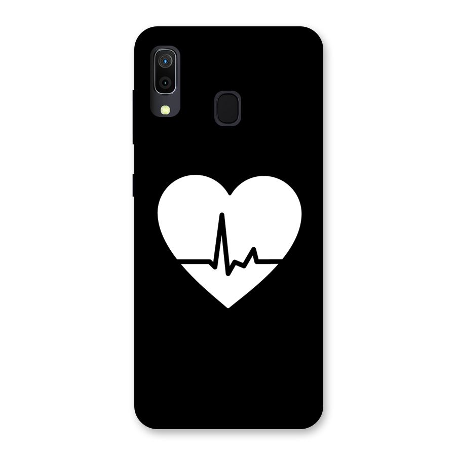 Heart Beat Back Case for Galaxy A30