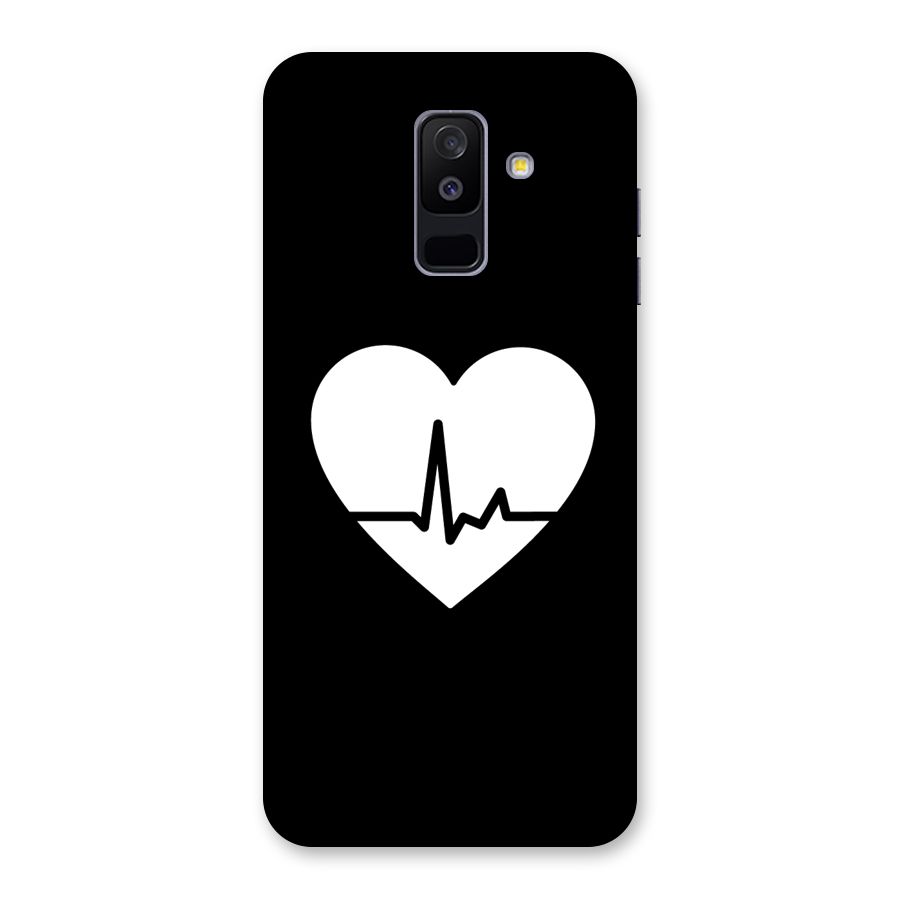 Heart Beat Back Case for Galaxy A6 Plus