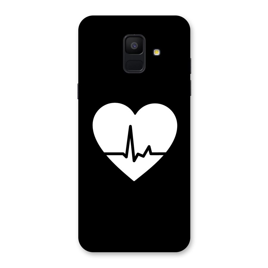 Heart Beat Back Case for Galaxy A6 (2018)