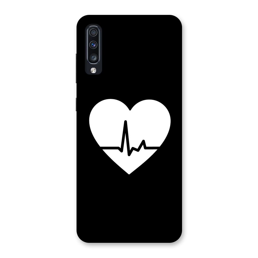 Heart Beat Back Case for Galaxy A70