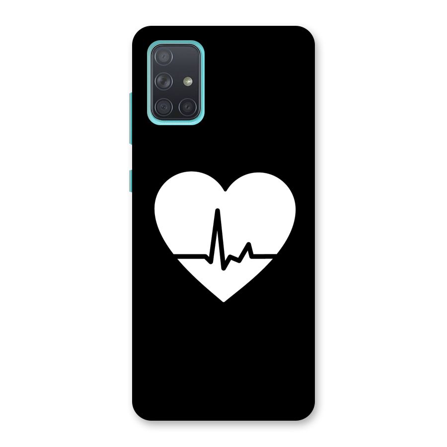 Heart Beat Back Case for Galaxy A71