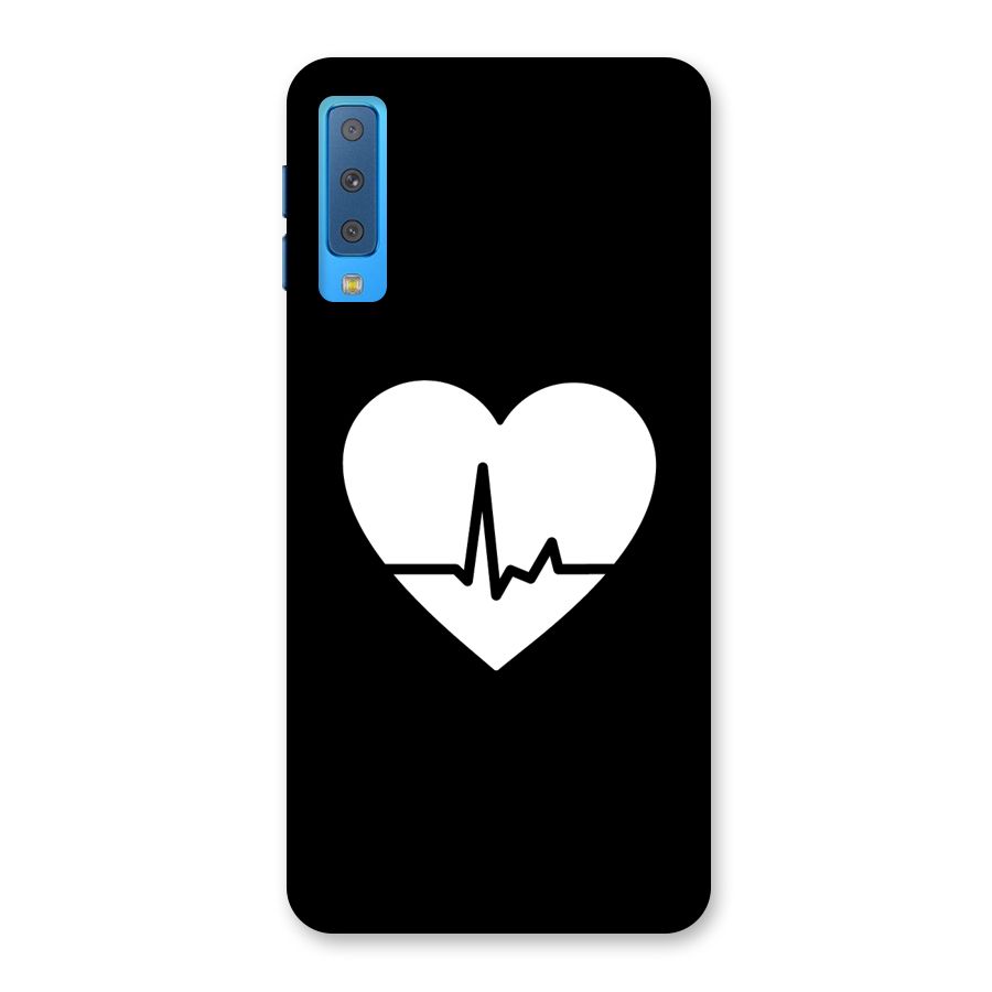 Heart Beat Back Case for Galaxy A7 (2018)