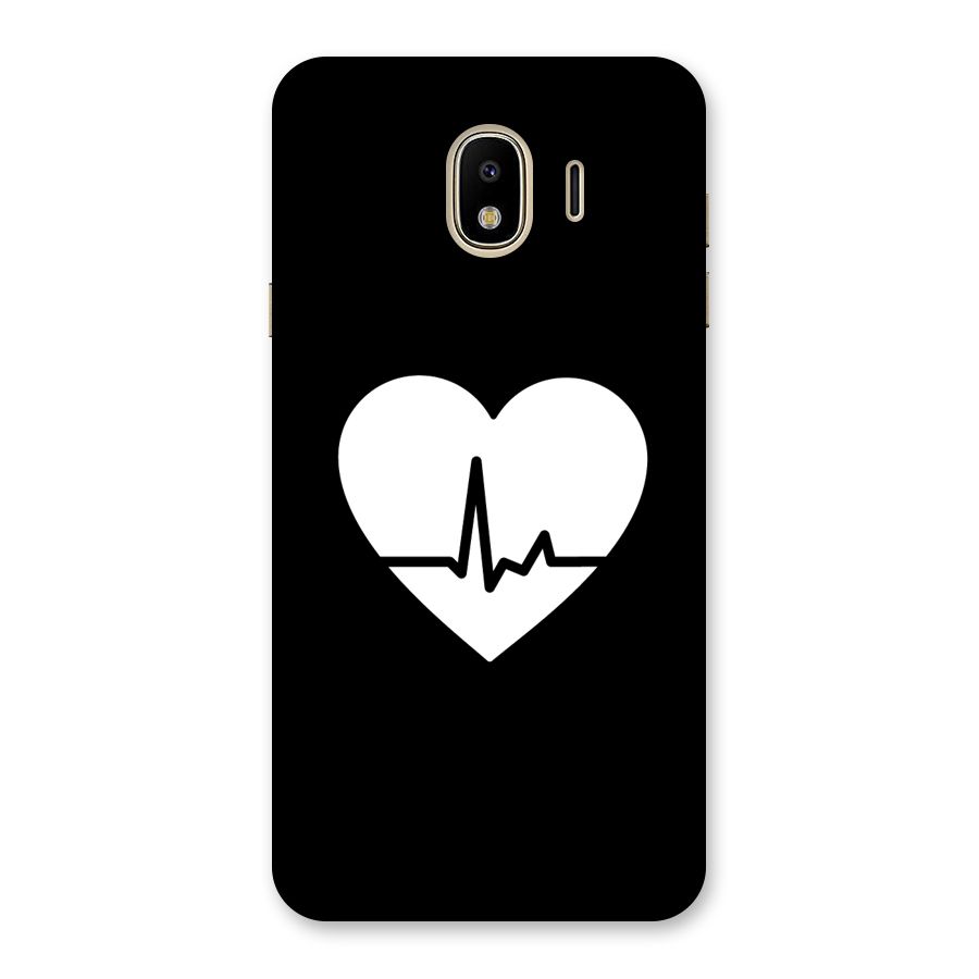 Heart Beat Back Case for Galaxy J4