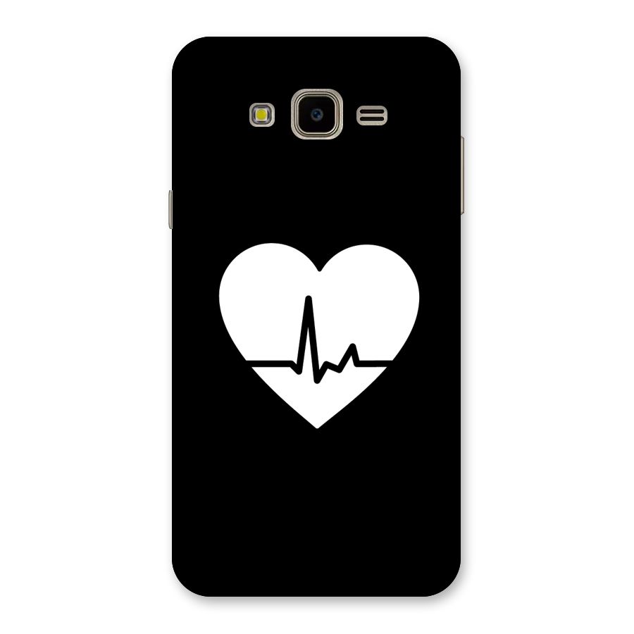 Heart Beat Back Case for Galaxy J7 Nxt