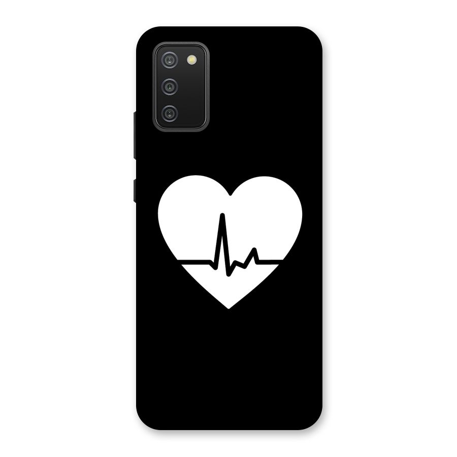 Heart Beat Back Case for Galaxy M02s