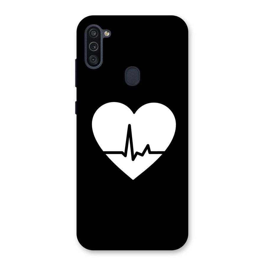 Heart Beat Back Case for Galaxy M11