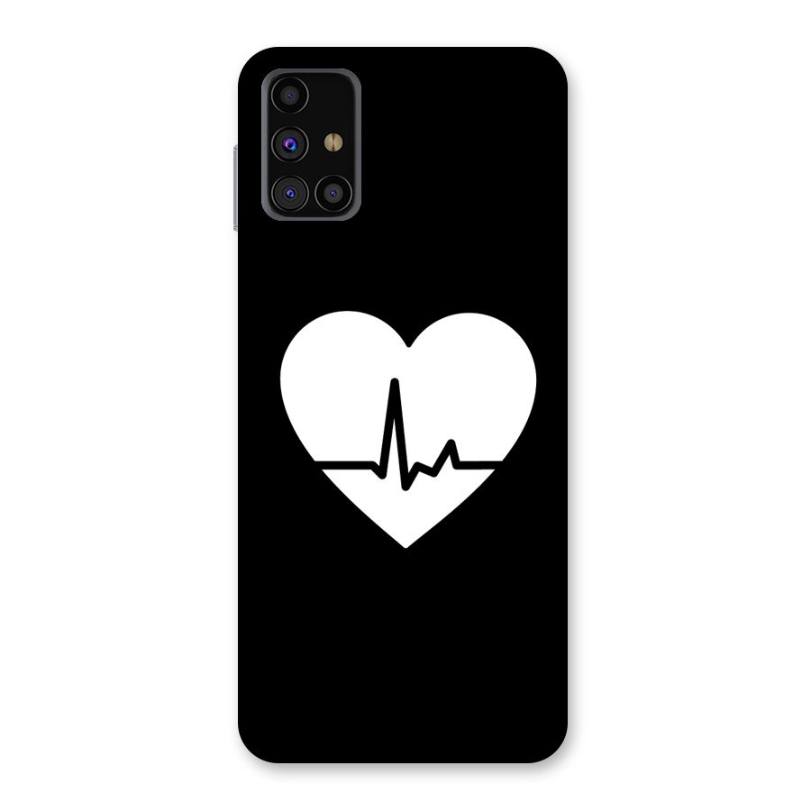 Heart Beat Back Case for Galaxy M31s