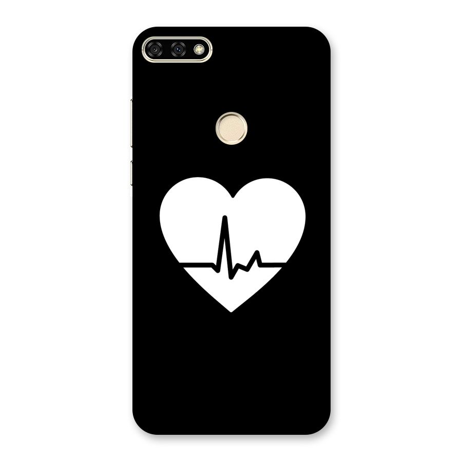 Heart Beat Back Case for Honor 7A