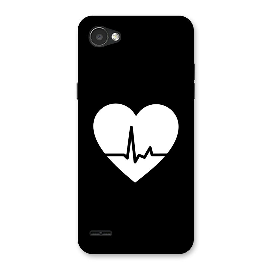 Heart Beat Back Case for LG Q6