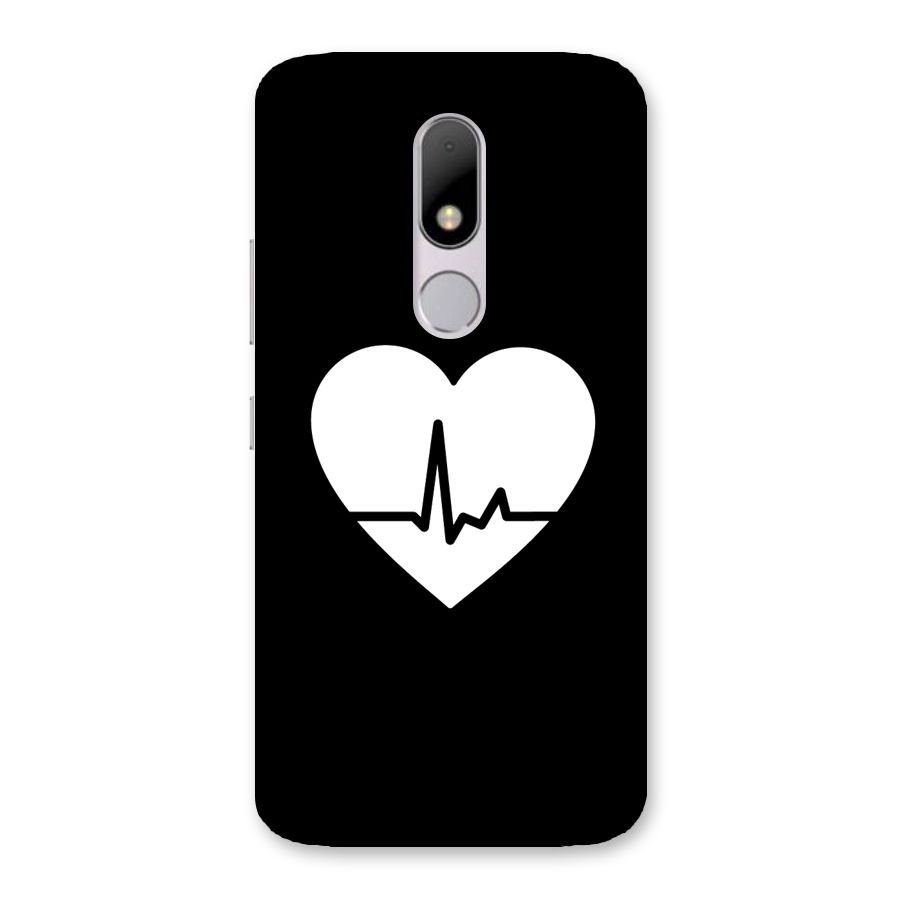 Heart Beat Back Case for Moto M