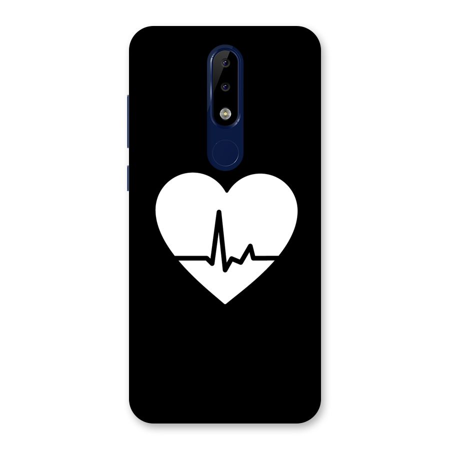 Heart Beat Back Case for Nokia 5.1 Plus