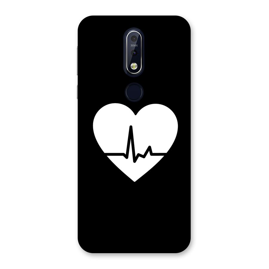 Heart Beat Back Case for Nokia 7.1