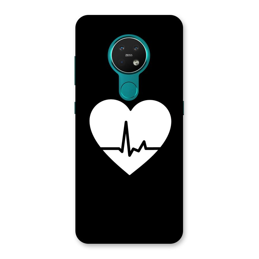 Heart Beat Back Case for Nokia 7.2
