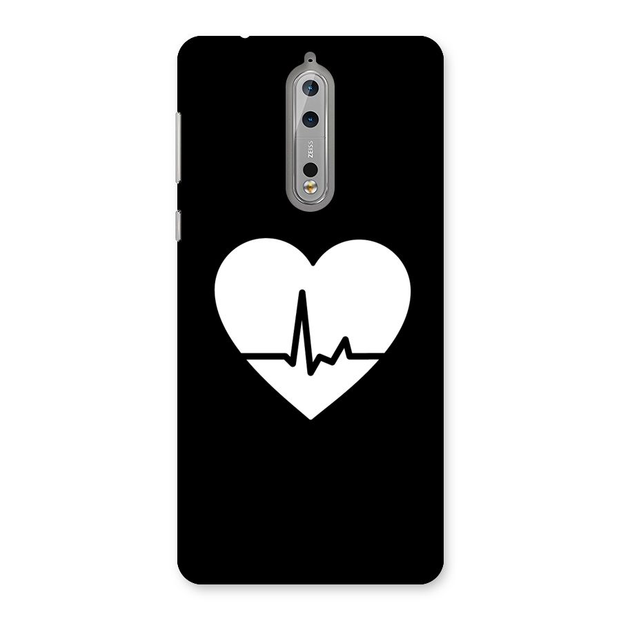 Heart Beat Back Case for Nokia 8