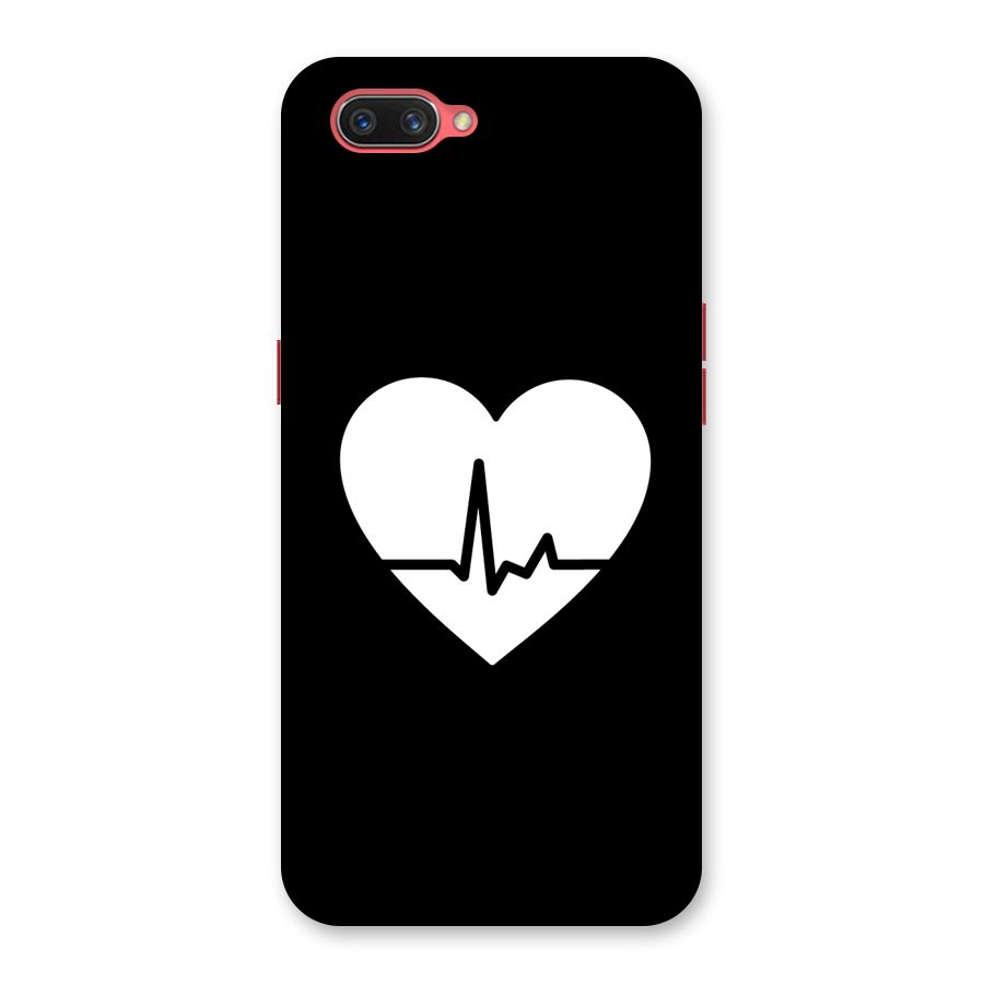 Heart Beat Back Case for Oppo A3s