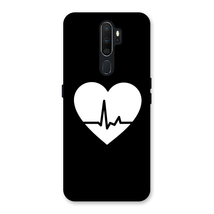 Heart Beat Back Case for Oppo A5 (2020)