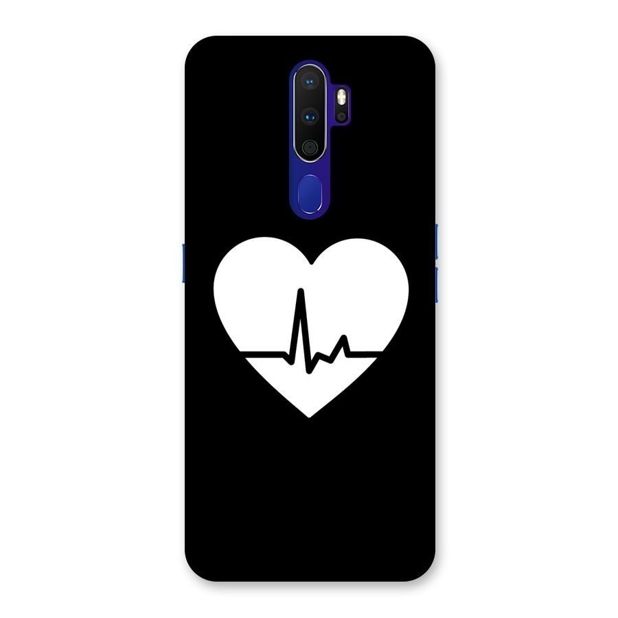 Heart Beat Back Case for Oppo A9 (2020)
