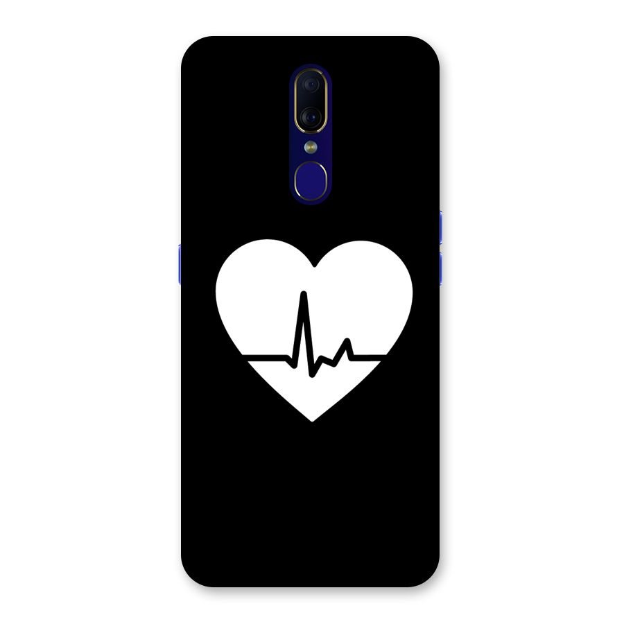 Heart Beat Back Case for Oppo F11