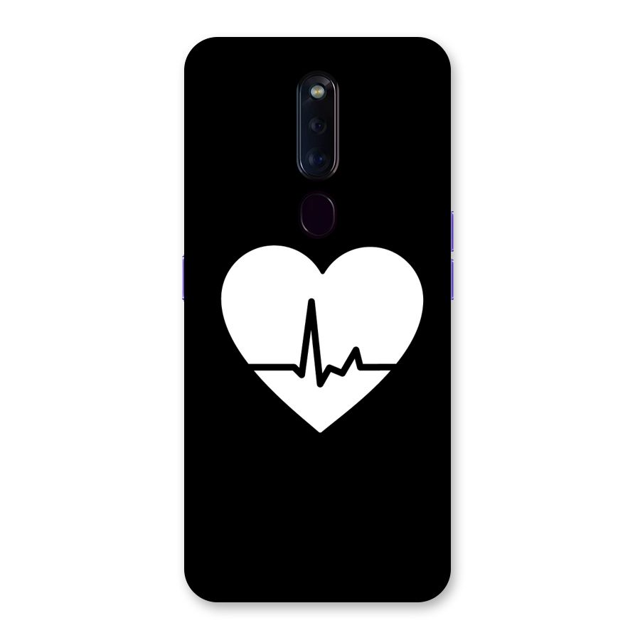 Heart Beat Back Case for Oppo F11 Pro