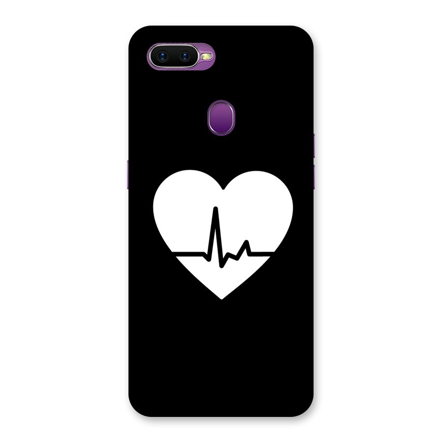 Heart Beat Back Case for Oppo F9