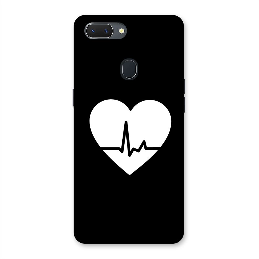 Heart Beat Back Case for Oppo Realme 2