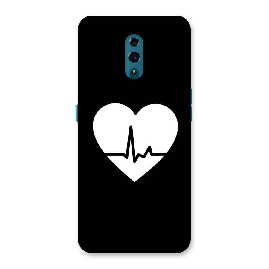 Heart Beat Back Case for Oppo Reno