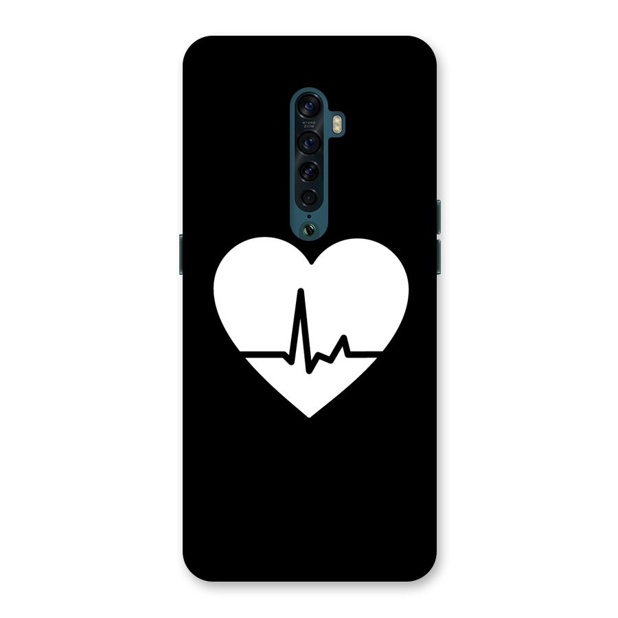 Heart Beat Back Case for Oppo Reno2
