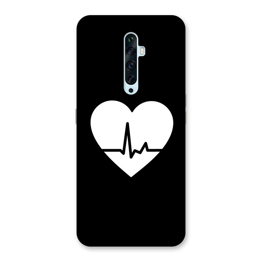 Heart Beat Back Case for Oppo Reno2 F