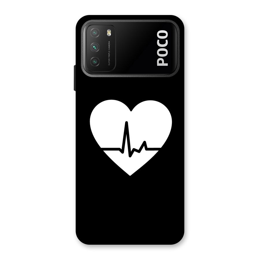 Heart Beat Back Case for Poco M3