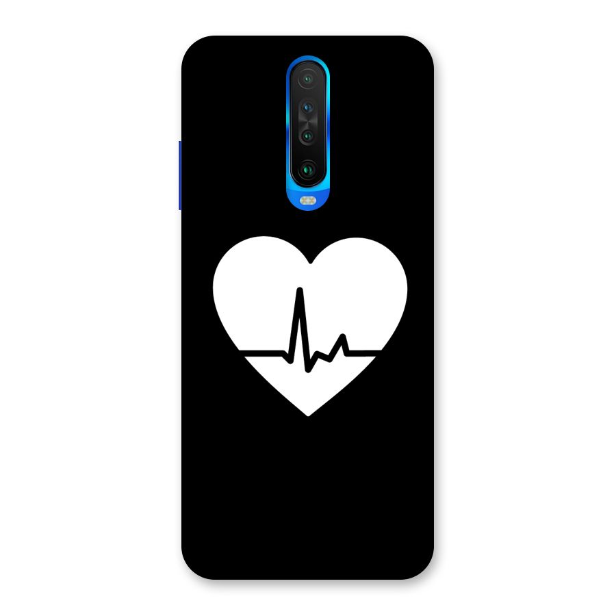 Heart Beat Back Case for Poco X2