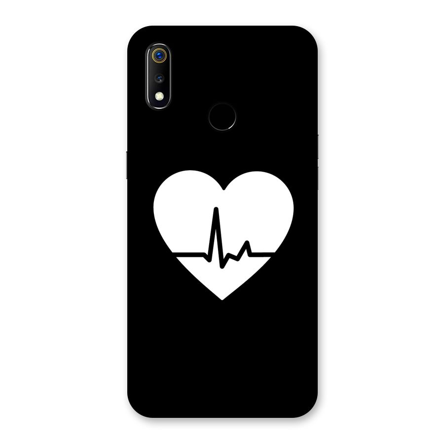 Heart Beat Back Case for Realme 3