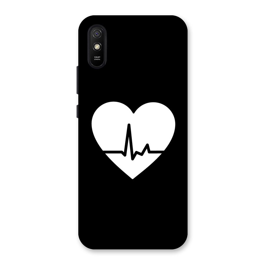 Heart Beat Back Case for Redmi 9A
