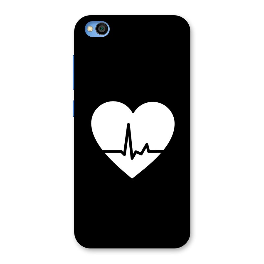 Heart Beat Back Case for Redmi Go