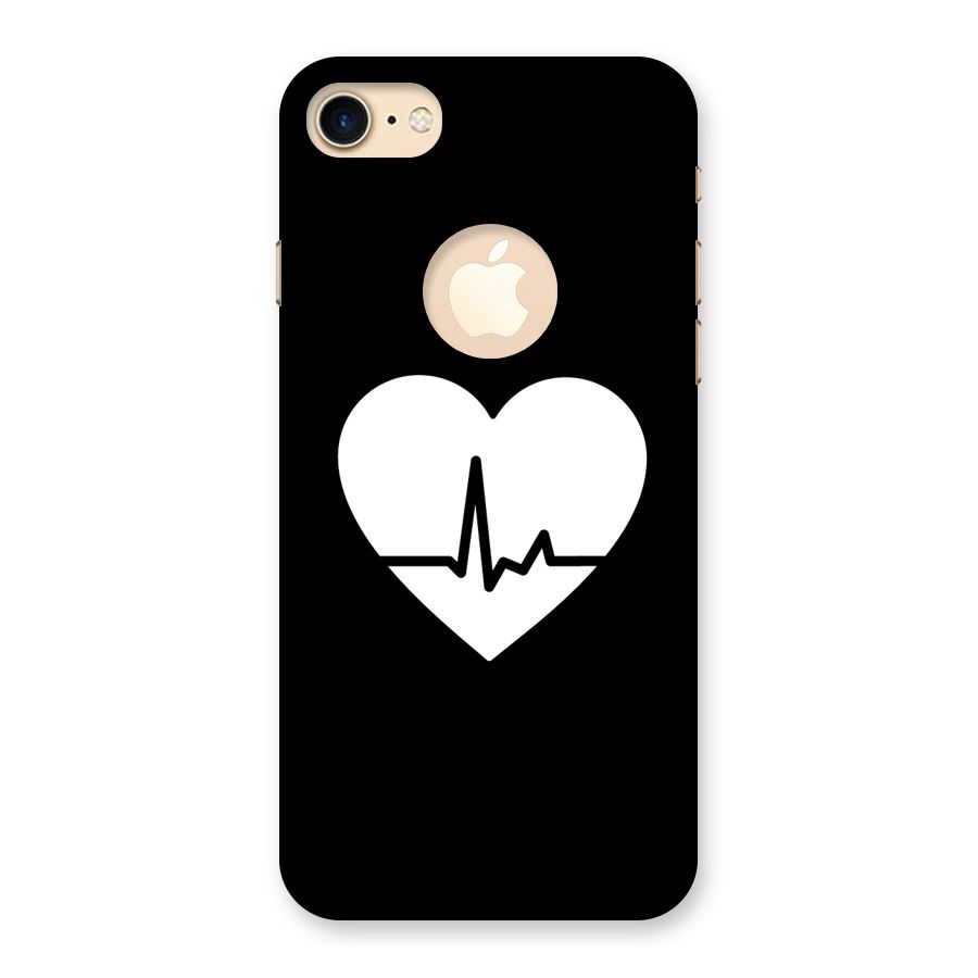 Heart Beat Back Case for iPhone 7 Logo Cut