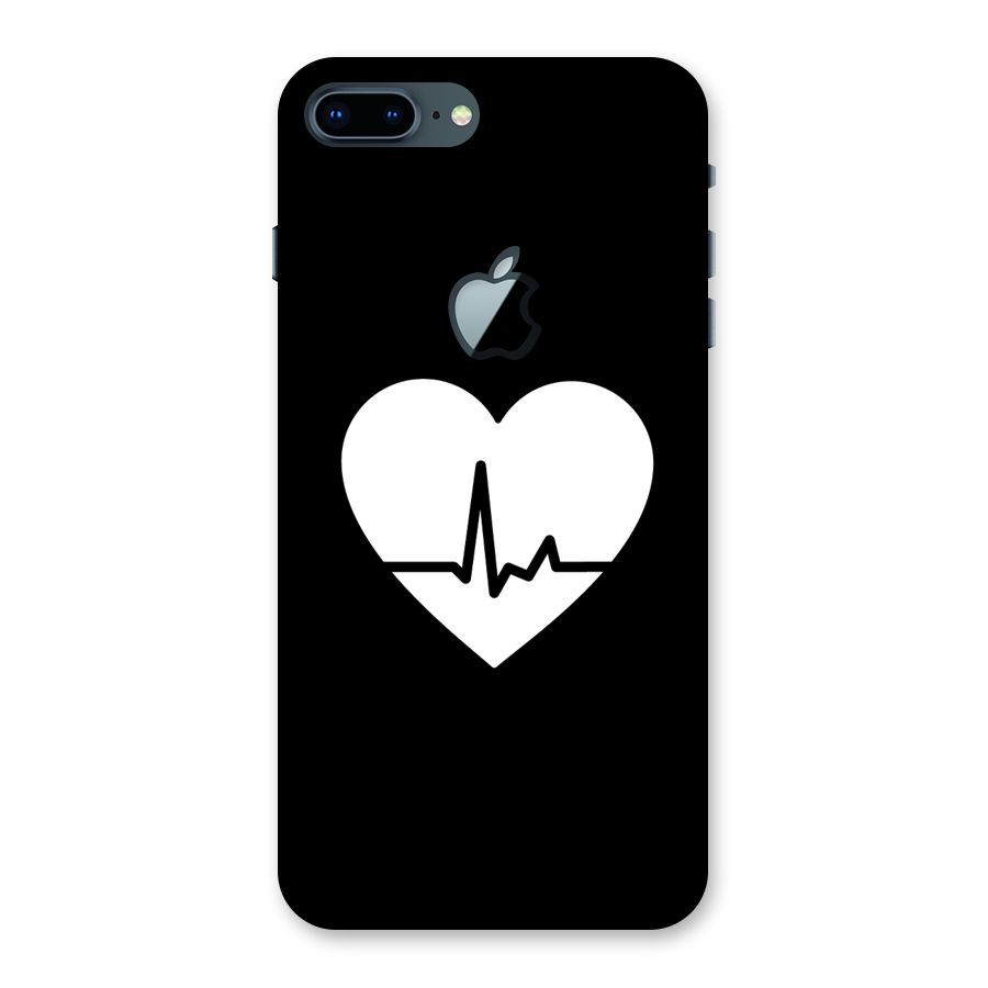 Heart Beat Back Case for iPhone 7 Plus Apple Cut
