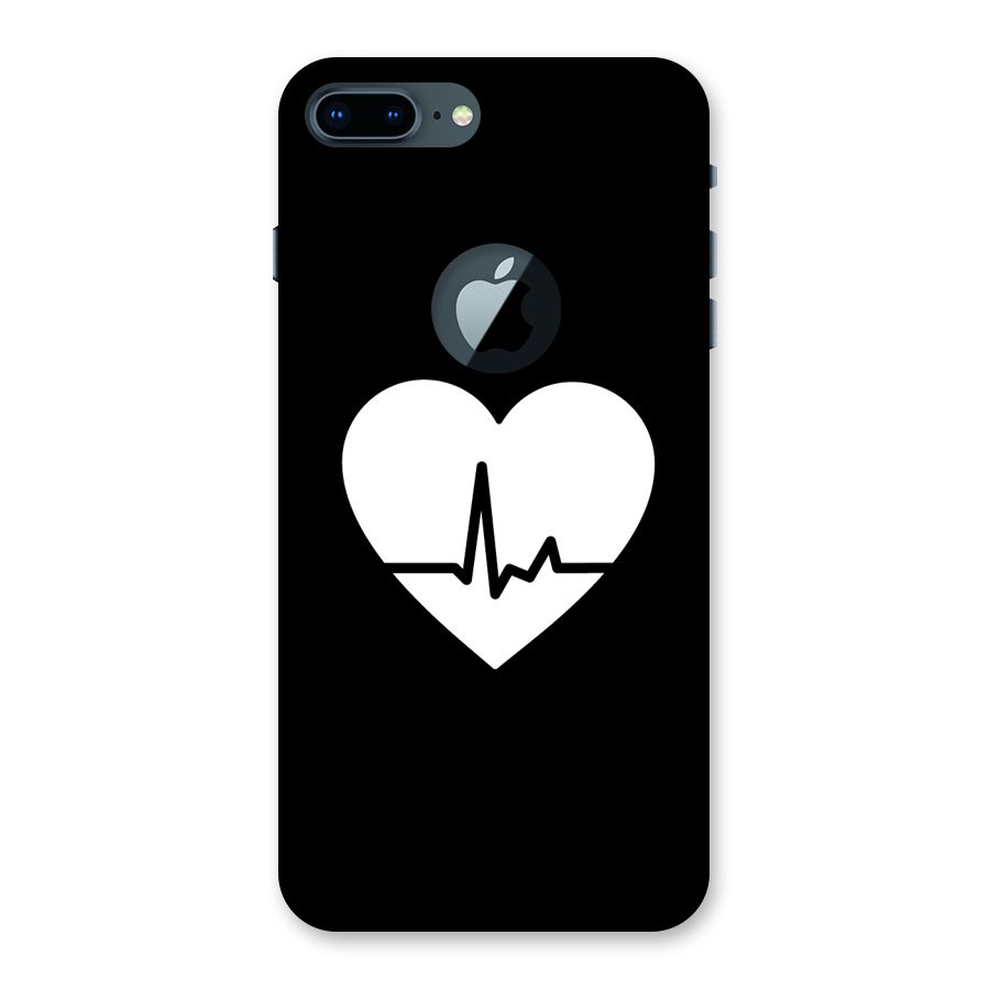 Heart Beat Back Case for iPhone 7 Plus Logo Cut