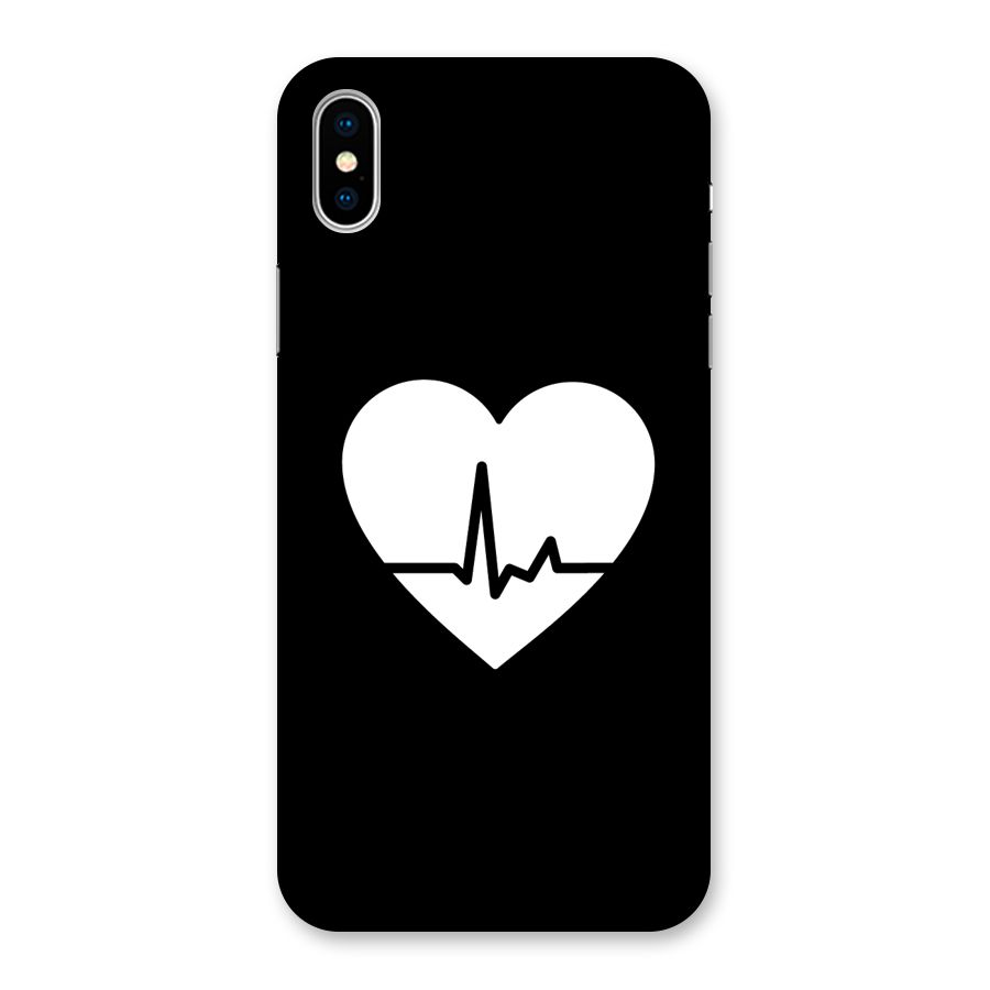 Heart Beat Back Case for iPhone XS