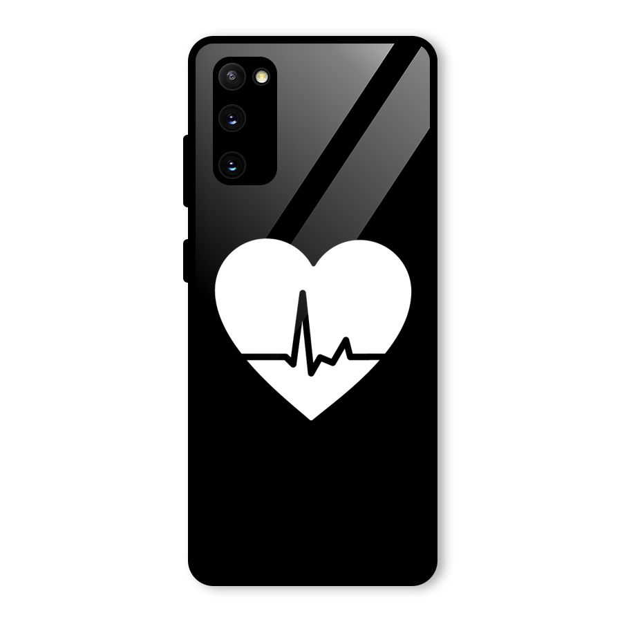 Heart Beat Glass Back Case for Galaxy S20 FE 5G